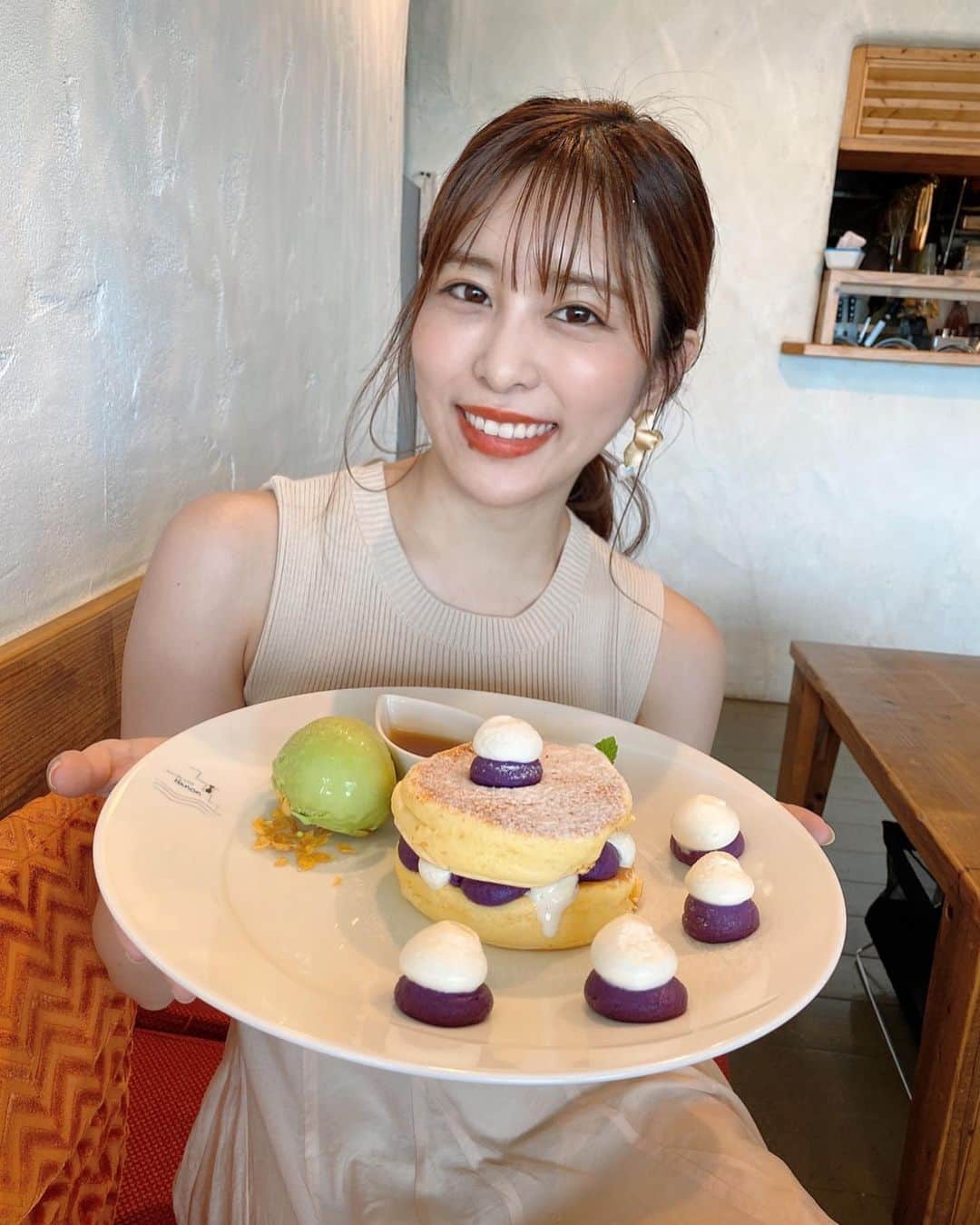 桃衣香帆さんのインスタグラム写真 - (桃衣香帆Instagram)「🥞」7月11日 20時44分 - momoikaho
