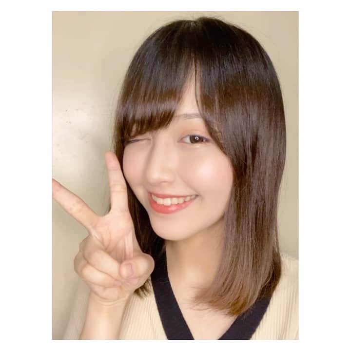 のインスタグラム：「1日お疲れ様&明日も頑張ろうピースだよ！✌︎イエイ」