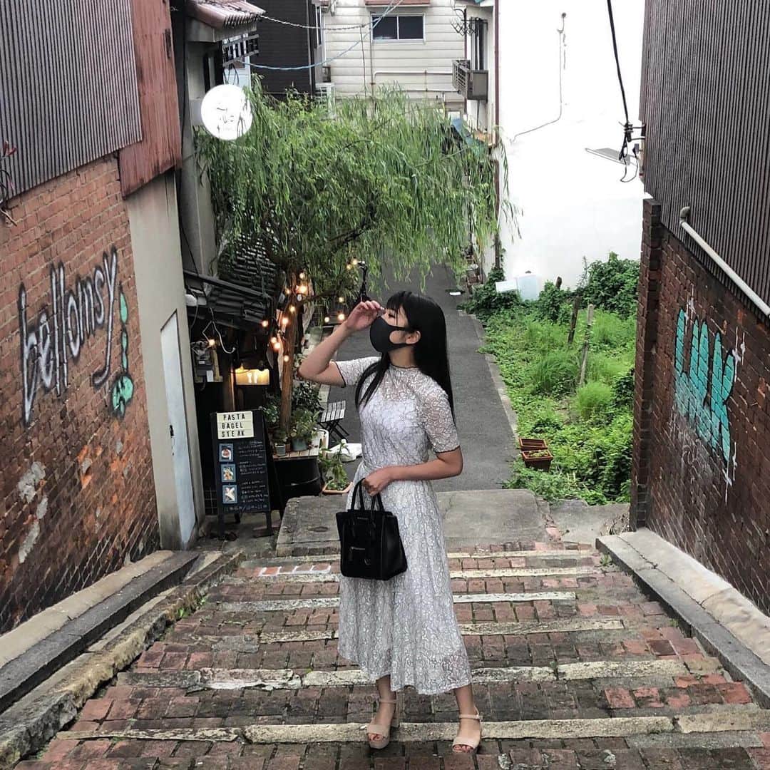 EON（梶野恵園）のインスタグラム：「﻿ ﻿ ﻿ はい、清楚〜〜〜！！！﻿ ﻿ ﻿ ﻿ ﻿ ﻿#ootd #code #codenate #gu #michaelkors #michaelkorsbag  #えおんのええ私服」
