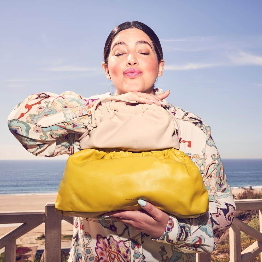 Saks Fifth Avenueのインスタグラム：「New At Saks: The cult-favorite handbags of @mansurgavriel have arrived in all their minimalist glory.」