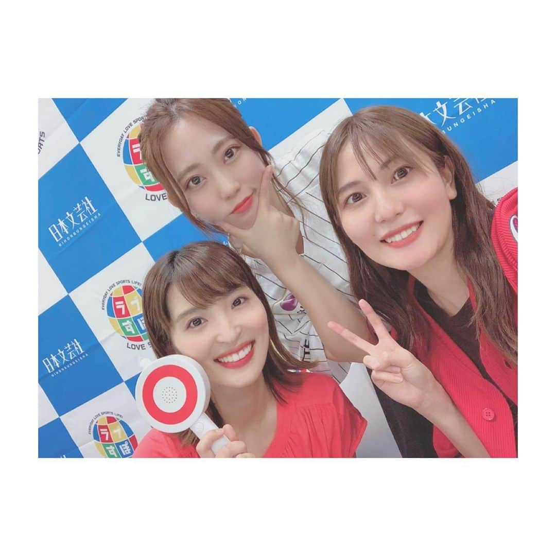 大崎みらいさんのインスタグラム写真 - (大崎みらいInstagram)「、 先日楽しすぎた収録が ありました🥰笑笑 、 ラブすぽ(@lovespo1010 )さんの アカウントフォローして、 情報を待っててね🥰 、 ほんと楽しすぎた笑 もっとこれ話たかったーとか こんな言い方してしまって反省… とか色々あるけど笑 もっと野球勉強したくなったよ…！ 勉強がんばろーっ(｢ﾟДﾟ)｢ 、 新田アナ(@asako.nitta )は まさかの同い年いえーい！☺️💕 すんごいしっかりしてそうで おっちょこちょいで可愛かったww 俺の嫁ちばえり(@erika_chiba ) 出会って仲良くなった以来一番長く 会ってなかったかも！！！ 久々のちばちゃんも美人でした。 すこ。 、 野球ってやっぱり 楽しいなぁ〜！ 野球がだいすきだ！！ 、 、 、 #ラブすぽ #日本文芸社 #野球女子 #野球好き #新田朝子 #千葉えりか #大崎みらい #サロンモデル #ヘアショー #作品撮り #ヘアコンテスト #撮影モデル #モデル  #美容師さんと繋がりたい  #ポートレート撮影 #自撮り女子  #イベントコンパニオン  #被写体モデル #インフルエンサー」7月11日 23時47分 - miccolo3