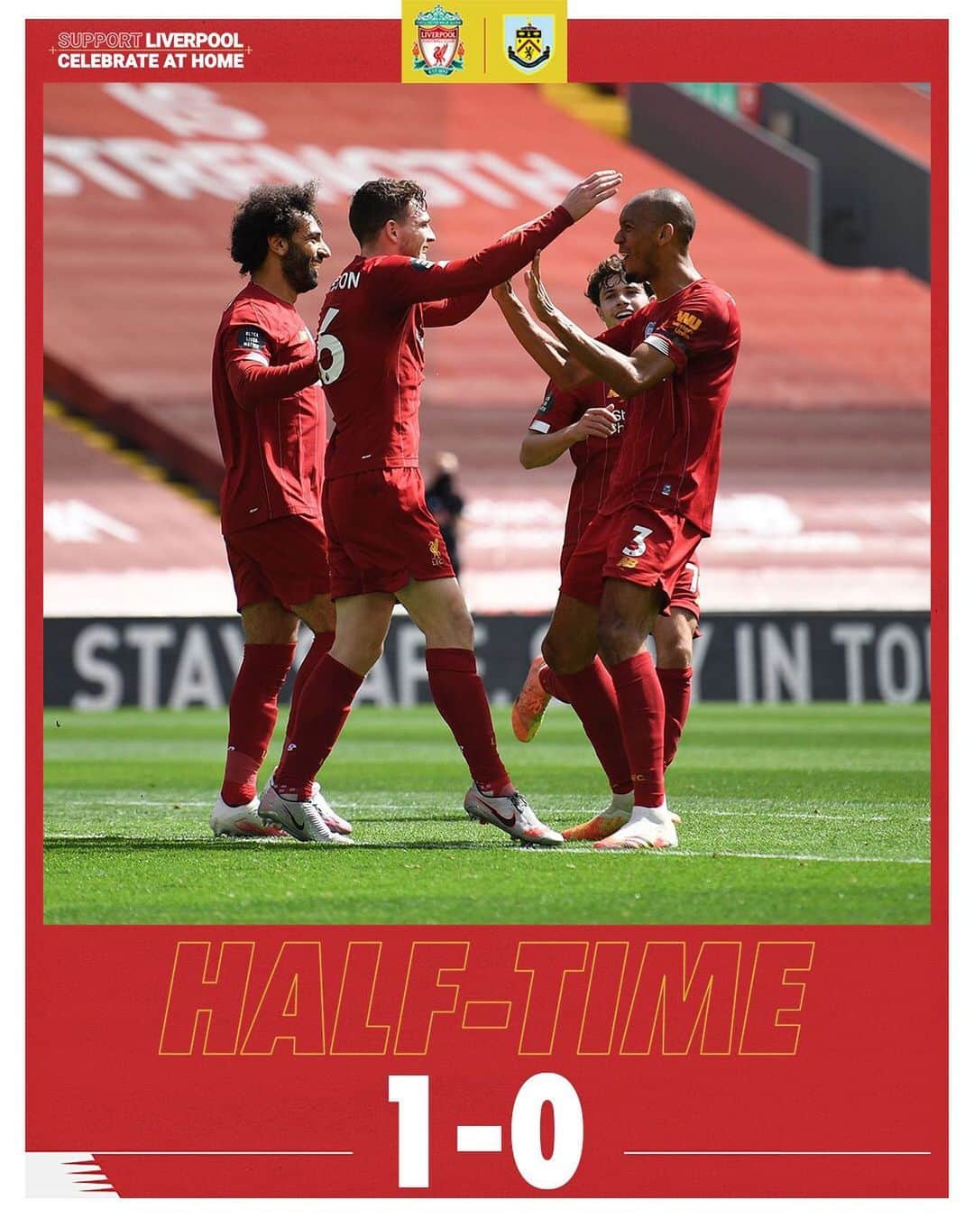 リヴァプールFCさんのインスタグラム写真 - (リヴァプールFCInstagram)「Good half, Reds 💪🔴 #LFC #LiverpoolFC #PremierLeague」7月11日 23時48分 - liverpoolfc