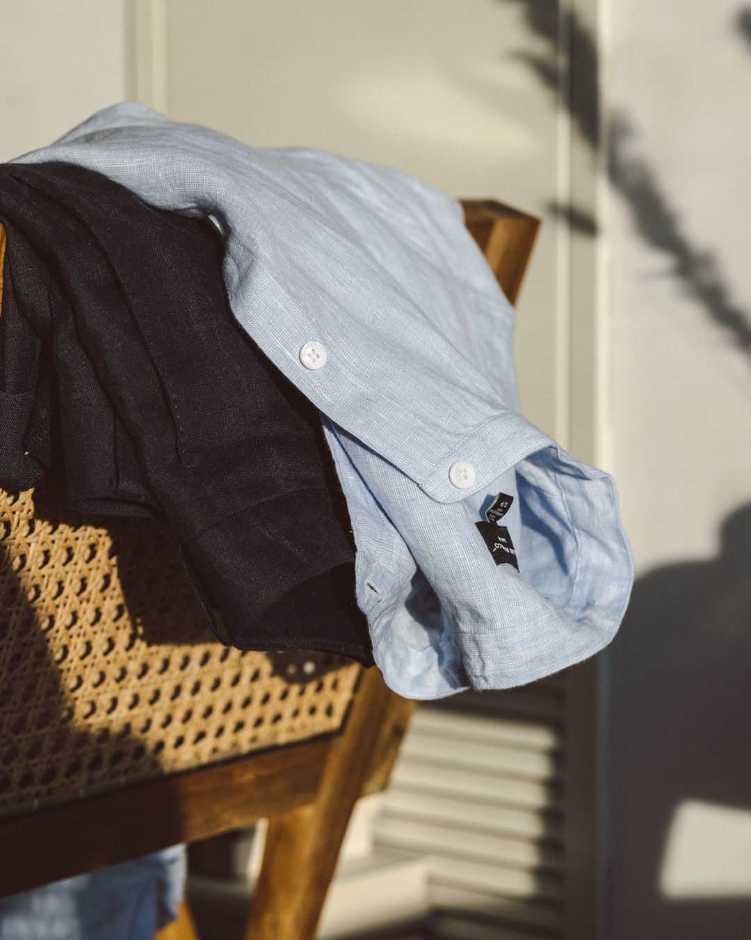 のインスタグラム：「Blue: The warm inviting color that brightens any outfit.」