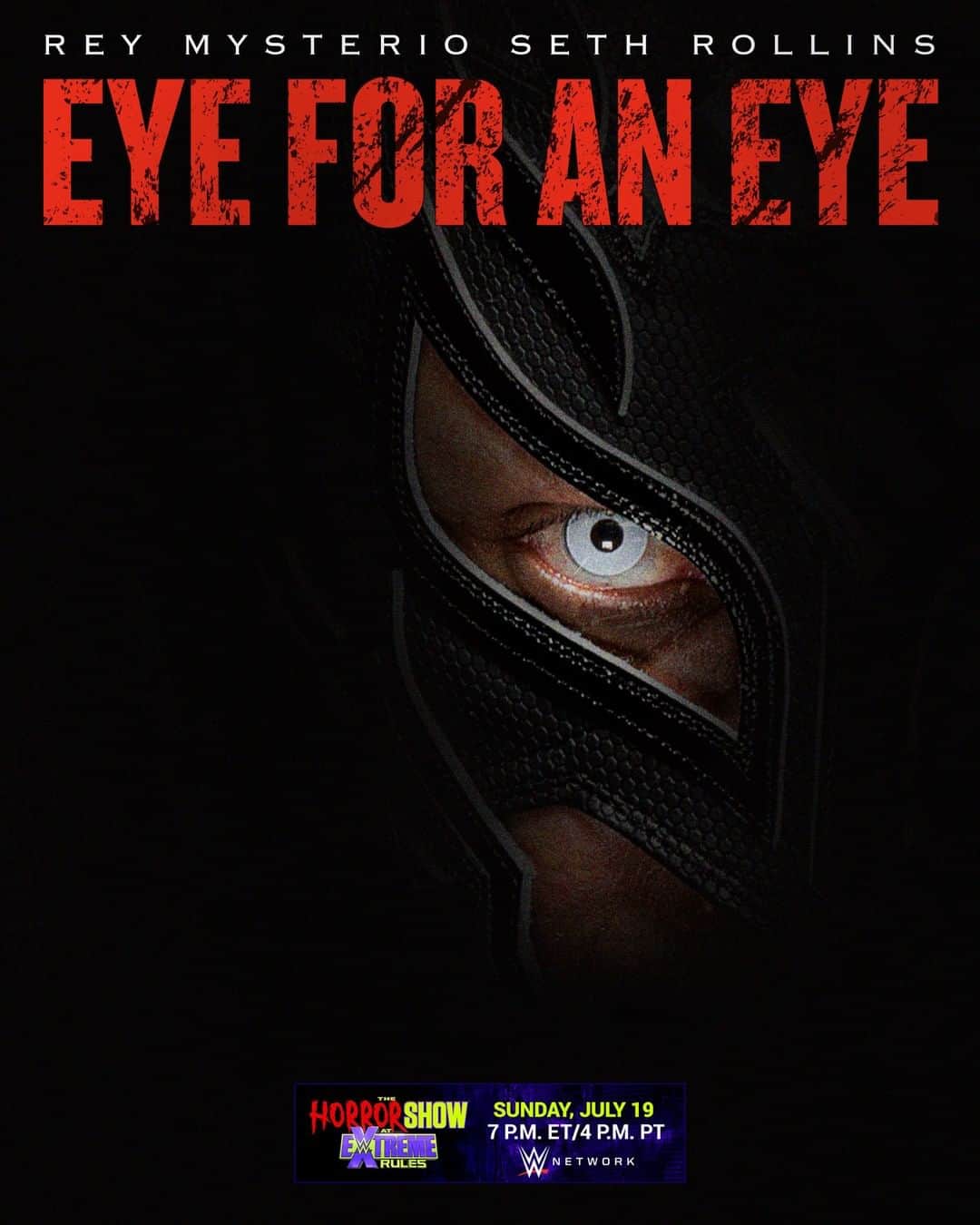 WWEさんのインスタグラム写真 - (WWEInstagram)「All 👀 on The Horror Show at #ExtremeRules. @619iamlucha @wwerollins #EyeForAnEye」7月12日 1時00分 - wwe