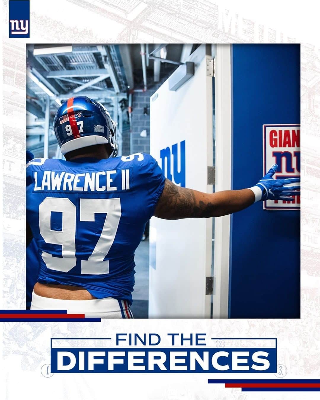 New York Giantsさんのインスタグラム写真 - (New York GiantsInstagram)「Ok this is really hard. Can you find the differences?」7月12日 1時00分 - nygiants