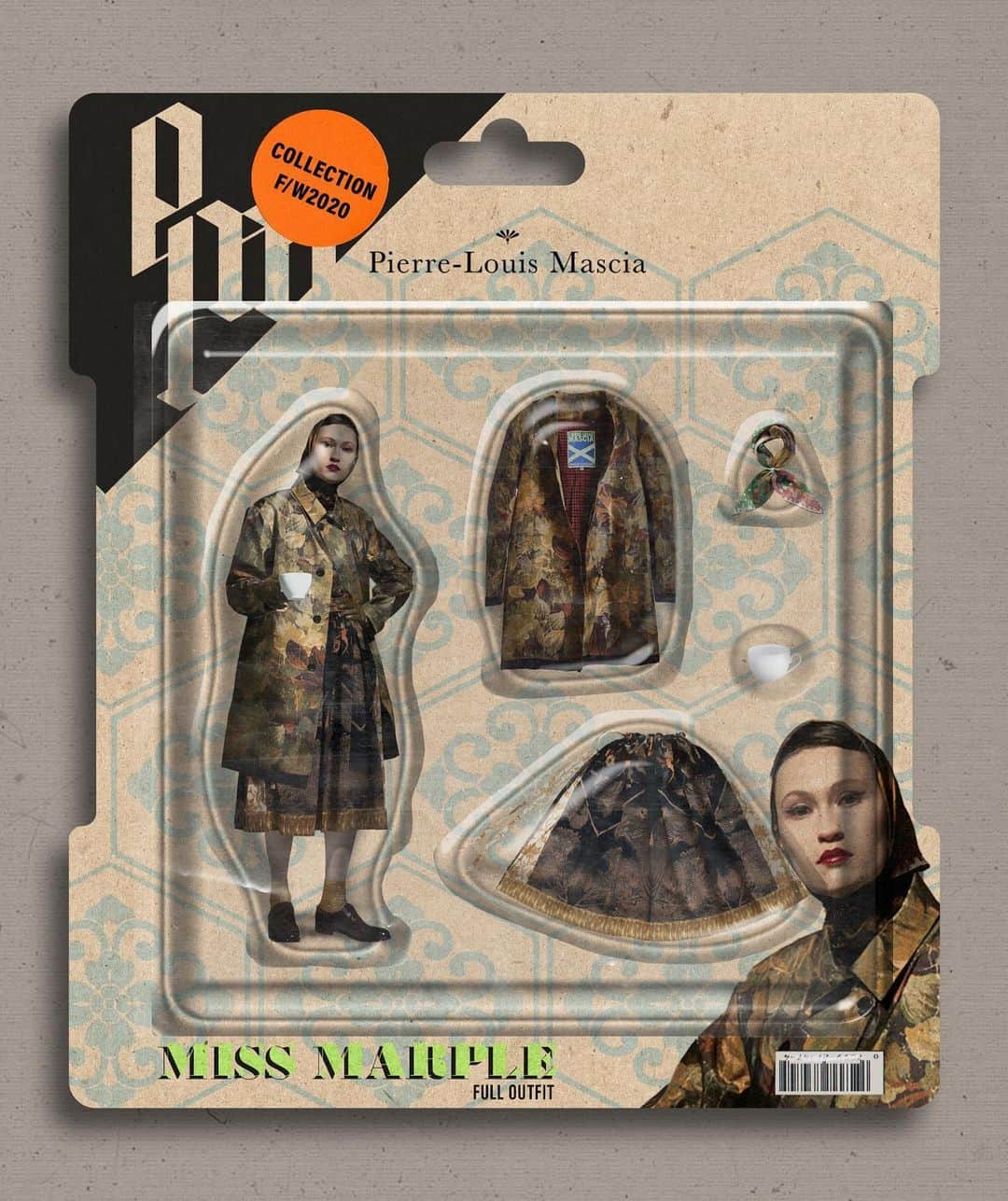 Pierre-Louis Masciaさんのインスタグラム写真 - (Pierre-Louis MasciaInstagram)「Pierre-Louis Mascia Fall/Winter 2020 preview  Miss Marple is more than a legend and an Unpredictable style icon for sure. Fancy a cup of tea?  Collect all the Pierre-Louis Mascia characters!  Model: @katya_ozhi . #plm #pierrelouismascia #unpredictableclassic #womenswear #menswear #prints #collection #fw20」7月12日 1時30分 - pierrelouismascia