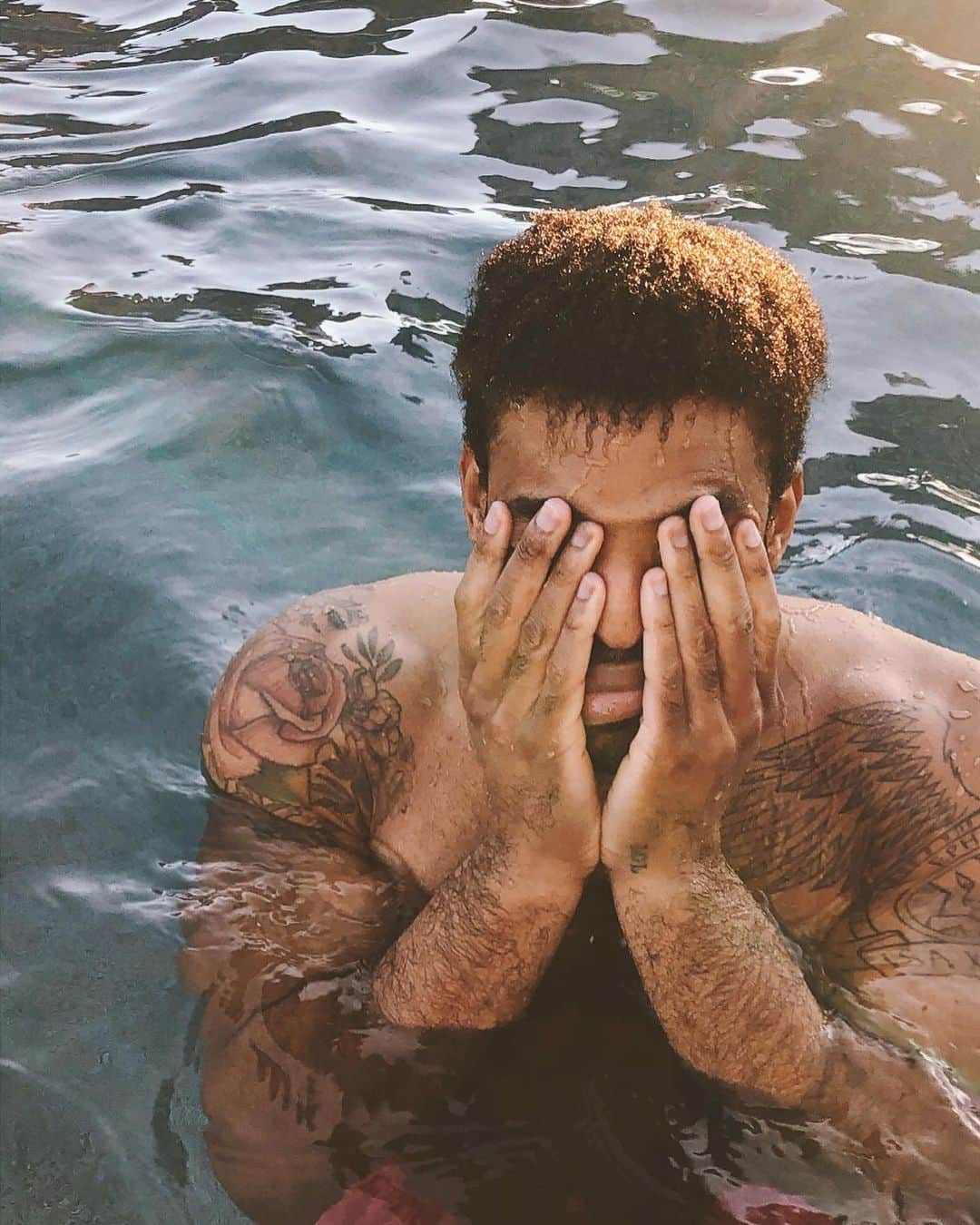 タイタス・マキン・ジュニアのインスタグラム：「💦」