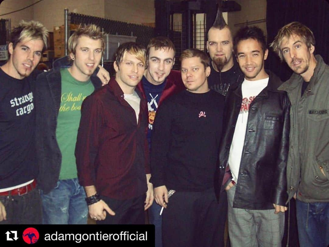 ダン・エストリンさんのインスタグラム写真 - (ダン・エストリンInstagram)「The feelings mutual Adam 🙏🏼 #Repost @adamgontierofficial ・・・ My good friend @danielestrin just shared this pic with me, and I felt compelled to share with you. This is us, and @hoobastank at an awards show many years ago. We spent a lot of time on the road with these guys, and became great friends with all of them. Such a fantastic, talented bunch of people.  Honored to have gotten to know them, and thankful for lasting friendships in this business. 🙏🏻」7月12日 3時16分 - danielestrin