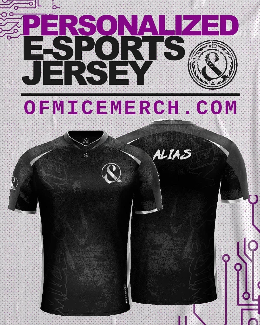 Of Mice & Menのインスタグラム：「Who's copped their OM&M E-Sports jersey already? ✔️✔️✔️ (Link in bio)」
