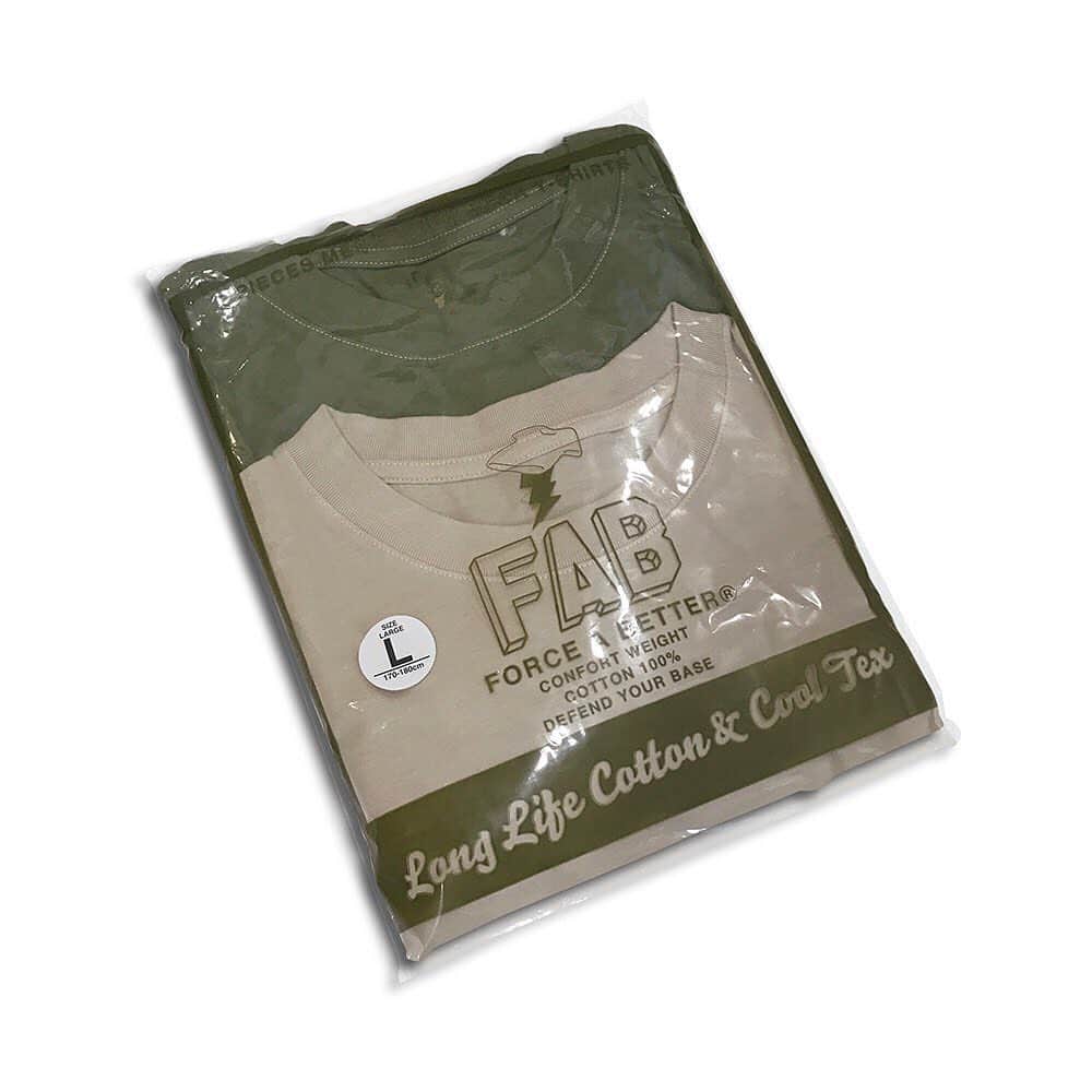UNBY GENERAL GOODS STOREのインスタグラム：「11BRAND BOXのリミテッドTシャツをご紹介！ “プラスONE機能”をスローガンに掲げるTシャツブランド〈FORCE A BETTER（フォースアベター、通称FAB/ファブ）〉. 今週の追加されたパックTは、サンドカラーとアーミーカラーのオーバーダイ（跡染め)Tを制作してくださいました！ 「UNBYをね、イメージしたカラーで😎」なんておっしゃってくださって！完全数量限定、先行発売しております。 なんにでも使いやすい、抜けたカラーがいい感じです！  OVER DYE PACK T-SHIRTS ARMY GREEN & SAND BEIGE  2枚パック 5000円+Tax  FABオリジナルコットンMILITECH 吸水速乾性が高い特殊冷感と耐久性を兼ね備えている。6.2ozのしっかりとした生地感 . . . . @force_a_better  @cordurabrand  @cordurabrandjp  #forceabetter  #パックT #fab」