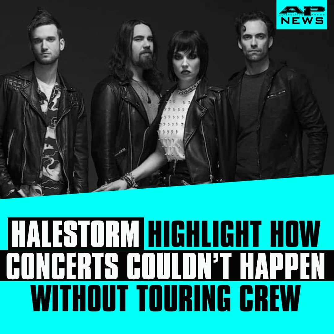 Alternative Pressさんのインスタグラム写真 - (Alternative PressInstagram)「INTERVIEW: @officiallzzyhale and @thejoestorm detail what started as a fundraising stint for @halestormrocks' "Road Family" has grown into the massive #RoadieStrong Campaign to benefit the @livenation Crew Nation⁠ LINK IN BIO⁠ .⁠ .⁠ .⁠ #lzzyhale #joehottinger #halestorm #roadfamily #roadfamilyfundraiser #roadiestrong #roadiestrongcampaign #livenation #crewnation #livenationcrewnation #alternativepress #altpress」7月12日 7時00分 - altpress