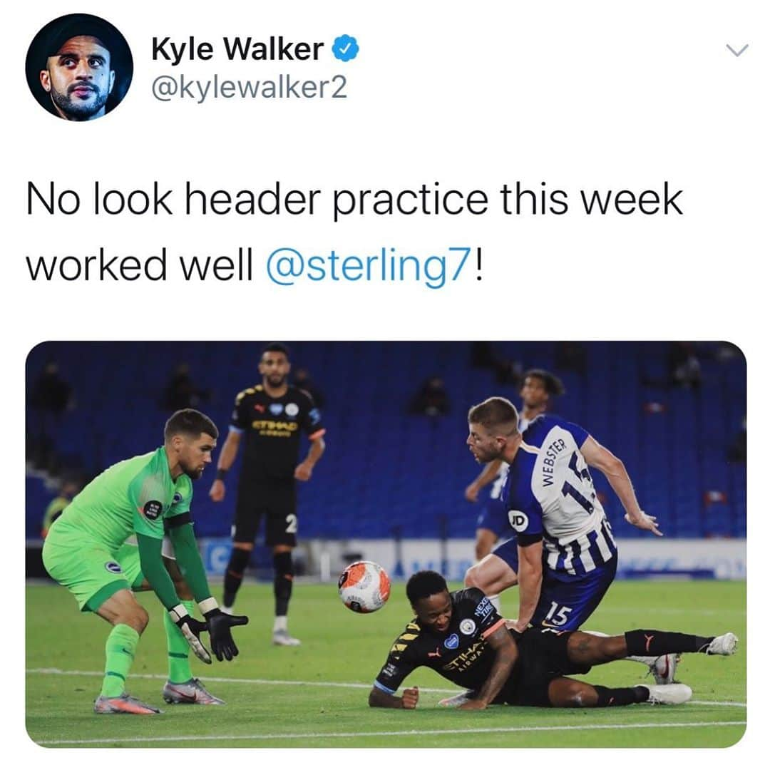 カイル・ウォーカーさんのインスタグラム写真 - (カイル・ウォーカーInstagram)「Goal of the season? @sterling7」7月12日 6時57分 - kylewalker2