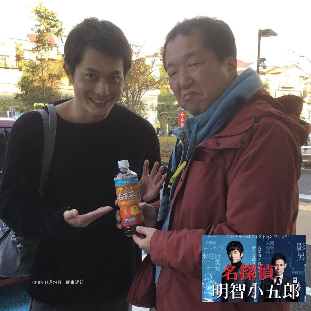 木村ひさしさんのインスタグラム写真 - (木村ひさしInstagram)「「名探偵明智小五郎」その17 わざわざむぎ茶をくれた先日、9周年を迎えた庄野埼さん。やってくれる。 #iPadに残された写真を振り返るシリーズ」7月12日 9時17分 - kimura.hisashi
