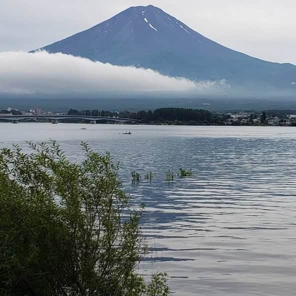 綾小路きみまろさんのインスタグラム写真 - (綾小路きみまろInstagram)「こんにちは。 綾小路きみまろです。  今朝の #きみまろ茶やからの富士山ビュー  #河口湖 #富士山 🗻 #紫陽花 です。  豪雨による被害にあわれた方々に 心よりお見舞い申し上げます。  #綾小路きみまろ」7月12日 11時54分 - ayanokojikimimaro_official