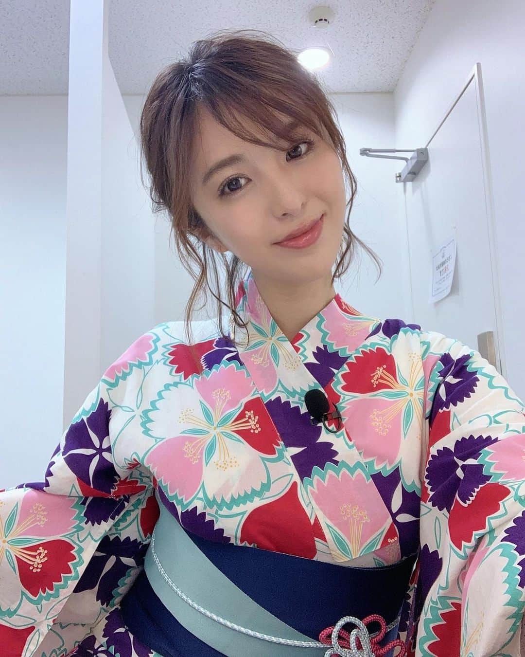 のインスタグラム：「♡♡♡ 今年は花火大会ない分 浴衣着れてよかった𓇬𓆹𓂃 サマフェス3日間追っかけ 競輪最高でした‼︎  #abematv」