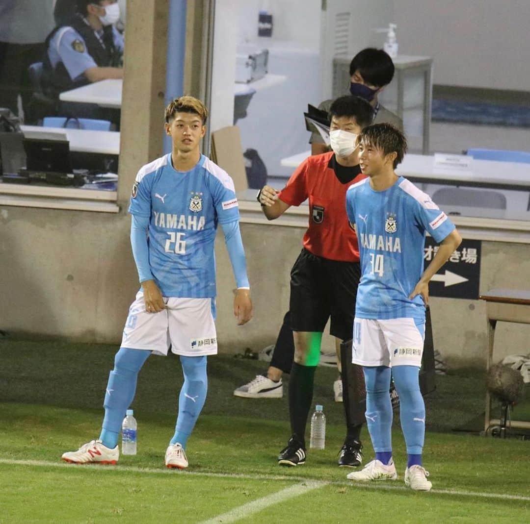 のインスタグラム：「勝ててよかったです！ 勝ち続けるように頑張ります！ やっとたけと初公式戦。👍 #ジュビロ磐田」