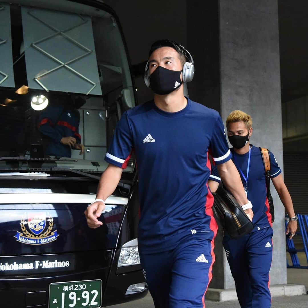 のインスタグラム：「140日ぶりの日産スタジアム！Finally back to our home✌️  #fmarinos #Jリーグ」