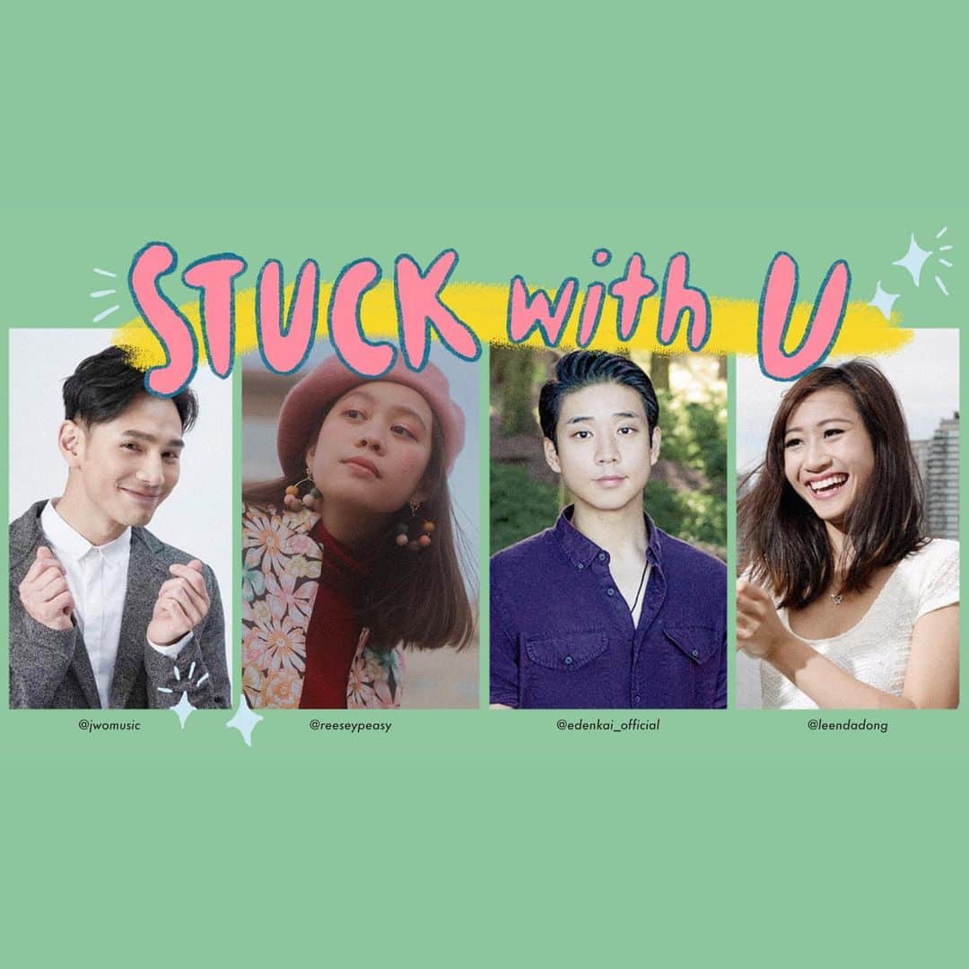 Eden Kaiのインスタグラム：「“Stuck With U” Cover by @reeseypeasy / @jwomusic / @leendadong  Now On Reese Lansangan’s YouTube Channel🖥📍 ： ： シンガー・ソングライターのジョナサン・ウォンさん、リース・ランサンガンさん、そしてYouTuberのリンダ・ドンさんの4人でカバーしました 「Stuck With U」の動画が公開されました！動画はリースさんのYouTubeチャンネル(Reese Lansangan)から是非ご覧下さい！🖥✨ ： ： #StuckWithU #JustinBieber #ArianaGrande #Acoustic #Cover #YouTube #JonathanWong #ReeseLansangan #LeendaDong #EdenKai #ジャスティンビーバー #アリアナグランデ #アコースティック #カバー #ジョナサンウォン #リースランサンガン #リンダドン #イーデンカイ」