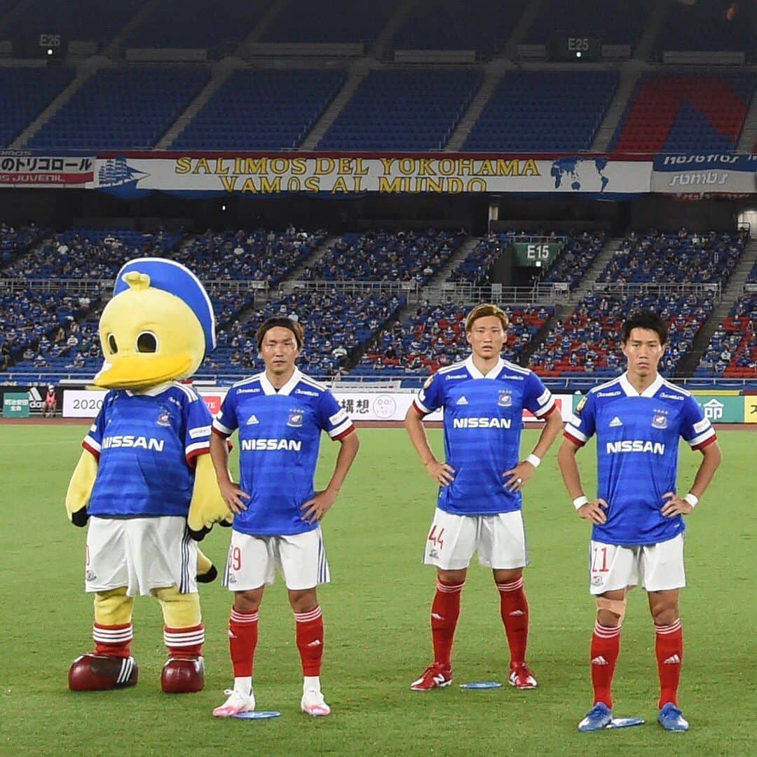 のインスタグラム：「STARTING XI #fmarinos #スタメン #Jリーグ #トリコロールの絆いまこそ強く」