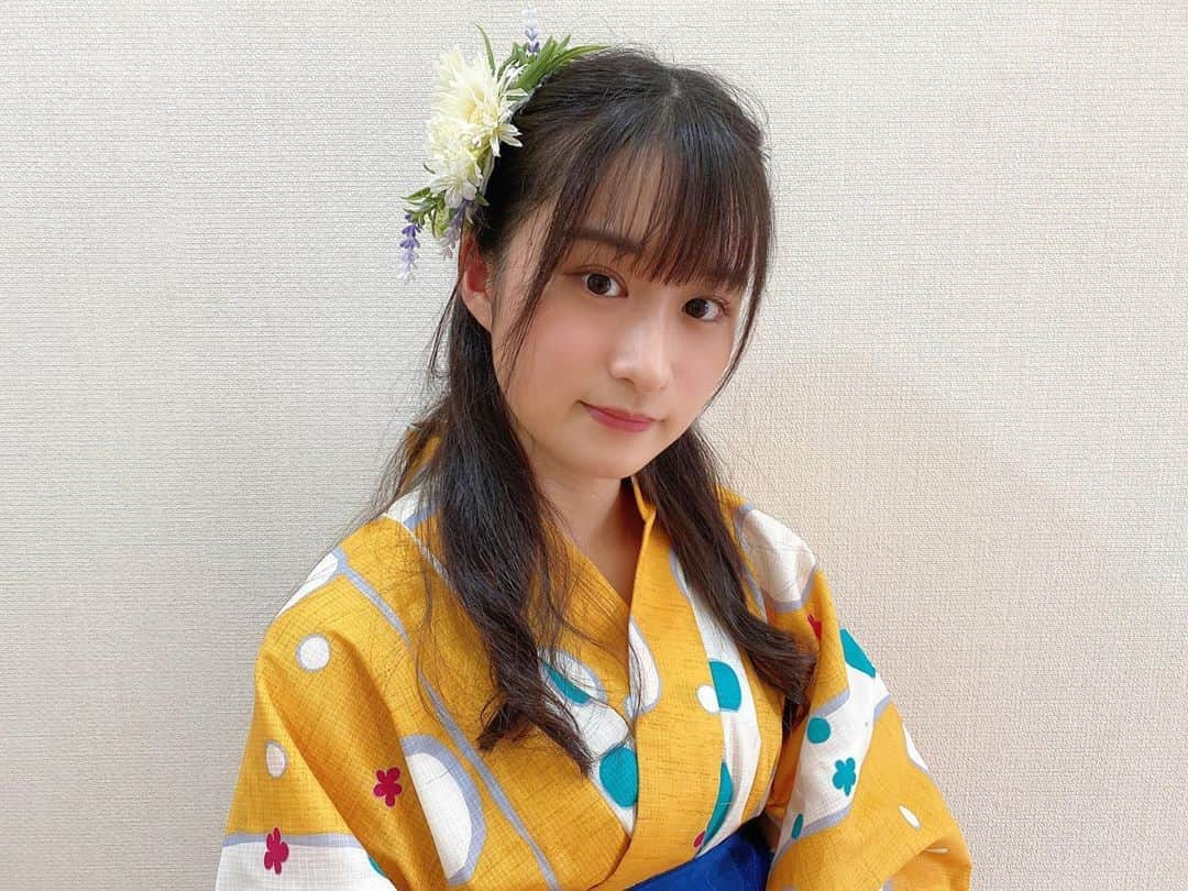 田中伊桜莉さんのインスタグラム写真 - (田中伊桜莉Instagram)「.﻿ ﻿ ﻿ 今日は、1人夏祭りして楽しかったよ〜‪☺︎‬﻿ ﻿ ラムネ飲んだり、作ったベビーカステラがすっごく美味しかった！！﻿ ﻿ #浴衣 #YUI OKADA #からし色 #ラムネ #ベビーカステラ #1人夏祭り #夏祭り #followme﻿ ﻿ ﻿ ﻿」7月12日 21時30分 - iori_hkt48