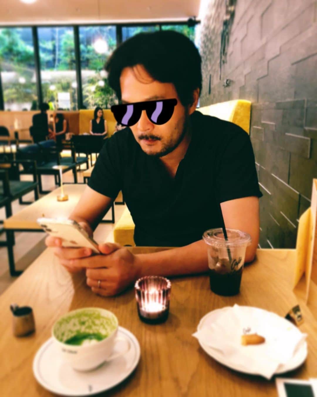 吉永実加さんのインスタグラム写真 - (吉永実加Instagram)「キツネサブレ🦊 ネットだとどら焼きがあると書いてあったけどなかったなー。 久々にカフェに入ったような気がします。」7月12日 22時06分 - mika.yoshinaga