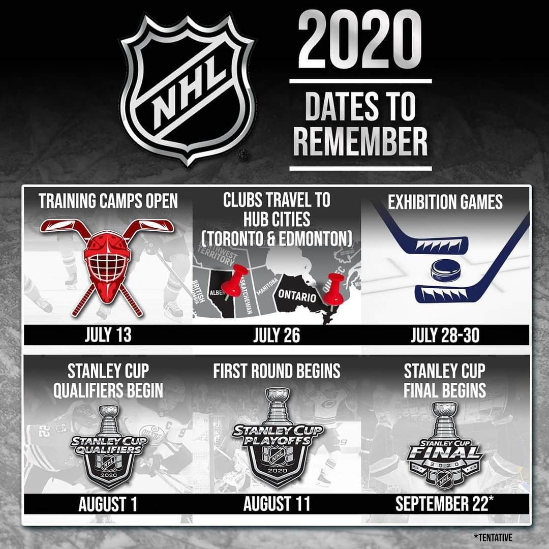 NHLさんのインスタグラム写真 - (NHLInstagram)「Mark your calendars 🗓」7月13日 2時06分 - nhl