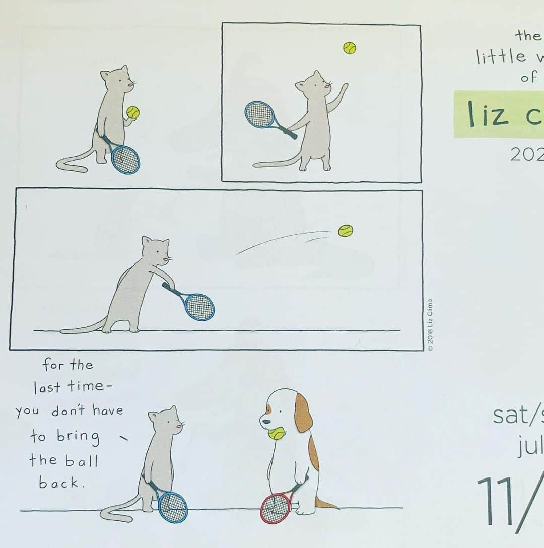 リズ・クライモさんのインスタグラム写真 - (リズ・クライモInstagram)「🎾」7月13日 2時29分 - lizclimo