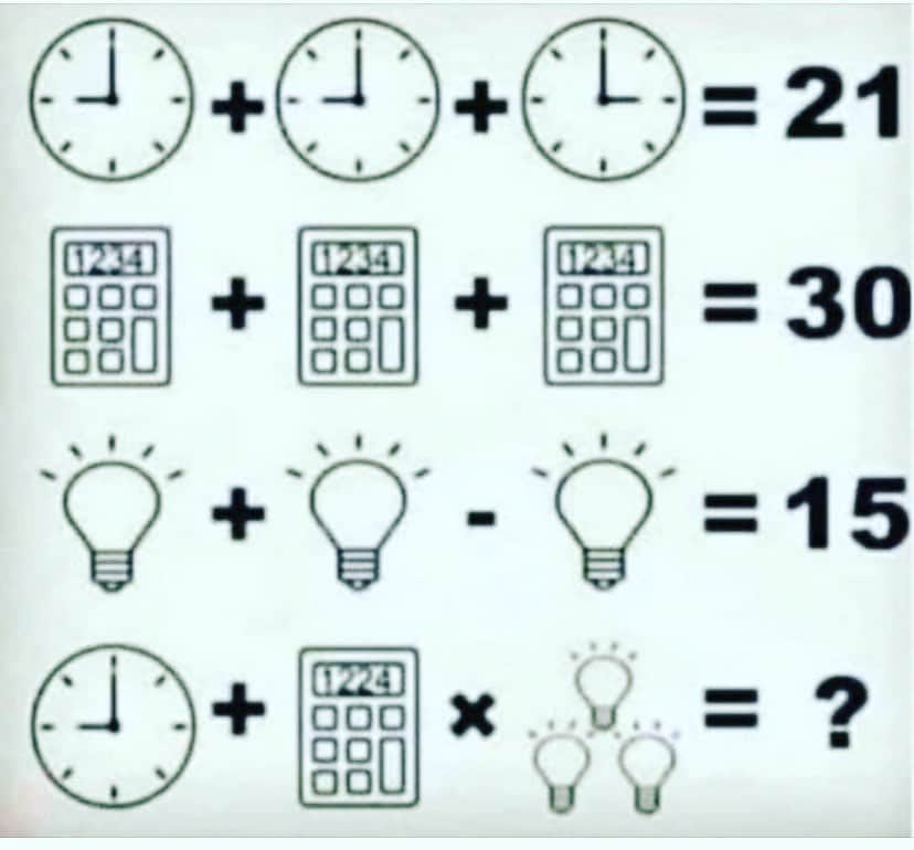 ダン・ブカティンスキーさんのインスタグラム写真 - (ダン・ブカティンスキーInstagram)「Sunday math brain teaser.  DM me your answers only. Don’t post your logic.  This one’s tricky.」7月13日 4時31分 - danbucatinsky