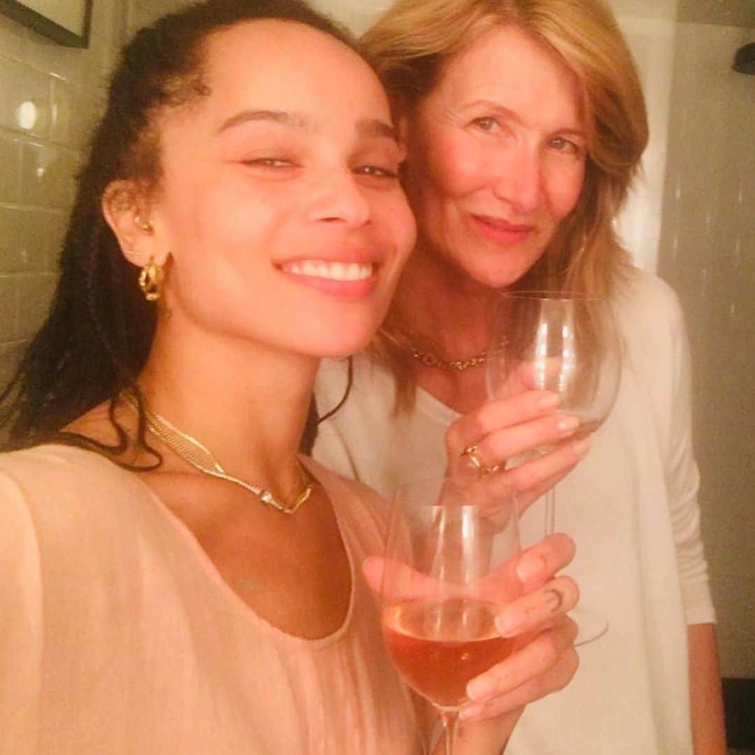 Nylon Magazineさんのインスタグラム写真 - (Nylon MagazineInstagram)「@lauradern and @zoeisabellakravitz drinking wine together: an image that should be in the Louvre!!!!」7月13日 4時42分 - nylonmag
