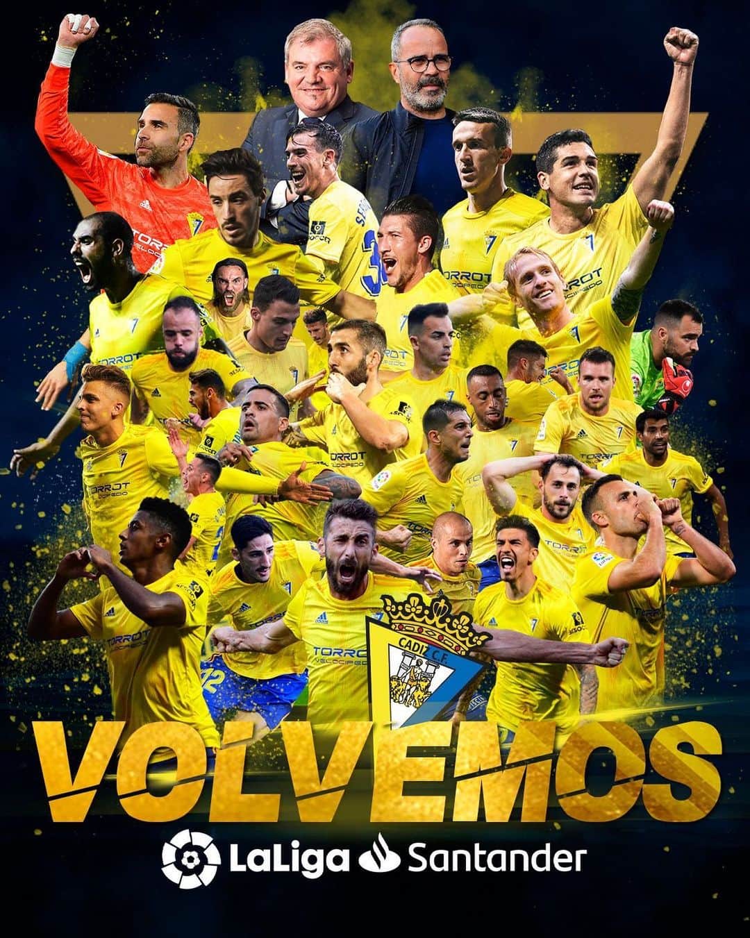 アレハンドロ・フェルナンデス・イグレシアスのインスタグラム：「SOMOS DE PRIMERA DIVISIÓN 💛💙」