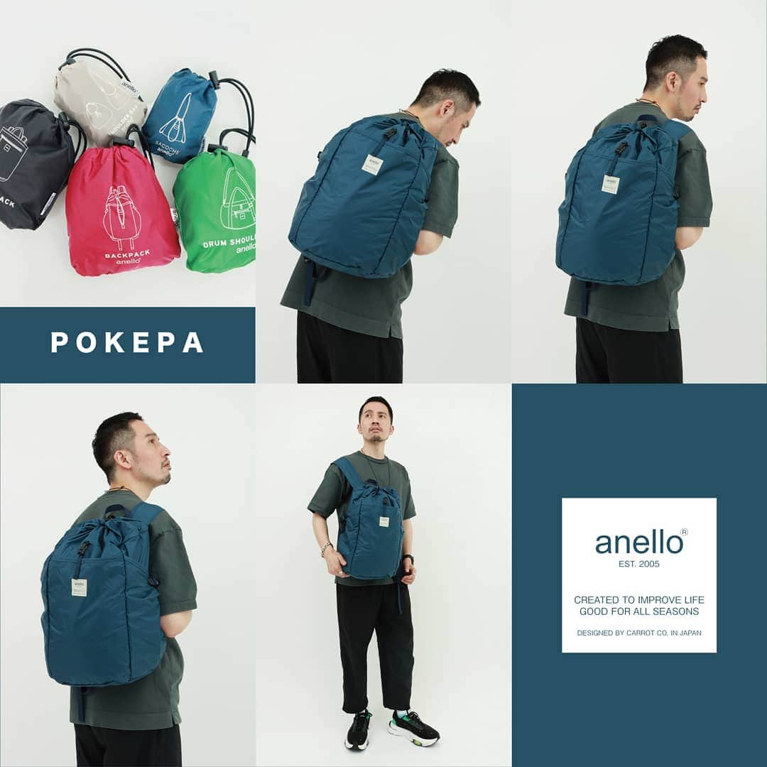 anello®OFFICIALさんのインスタグラム写真 - (anello®OFFICIALInstagram)「■AB-R0076 POKEPA BACKPACK BK、GR、GY、MUS、NV、PI . . #anello #anello_bag #bag #BACKPACK #OOTD #アネロ #バッグ #バックパック  #2020summer」7月13日 17時18分 - anello_bag