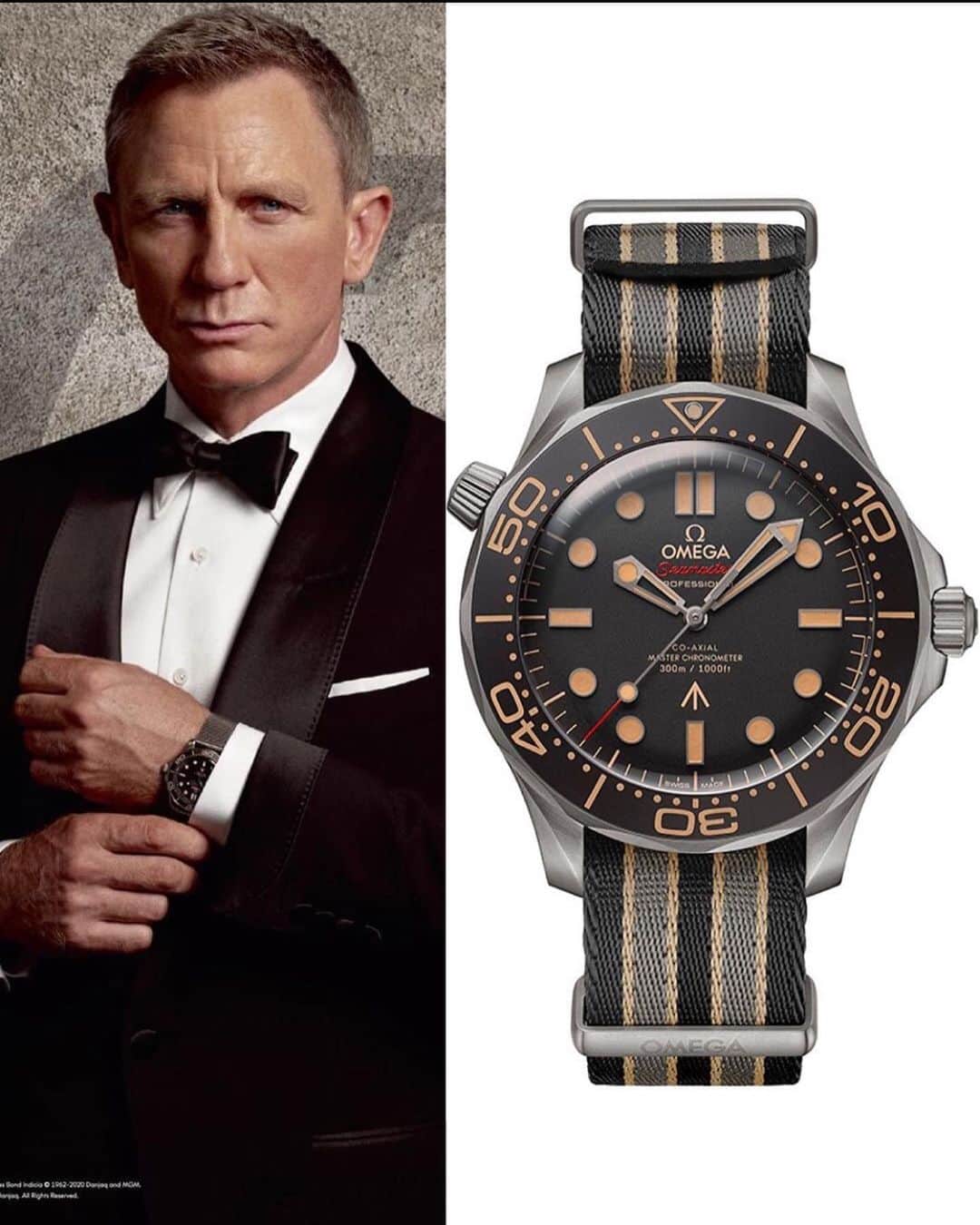 Daily Watchさんのインスタグラム写真 - (Daily WatchInstagram)「The Bond Watch for the 2020 James Bond movie “No Time To Die”. Made in titanium 💣 Are you going to watch the movie? #Bond25 #Omega007」7月13日 17時21分 - dailywatch