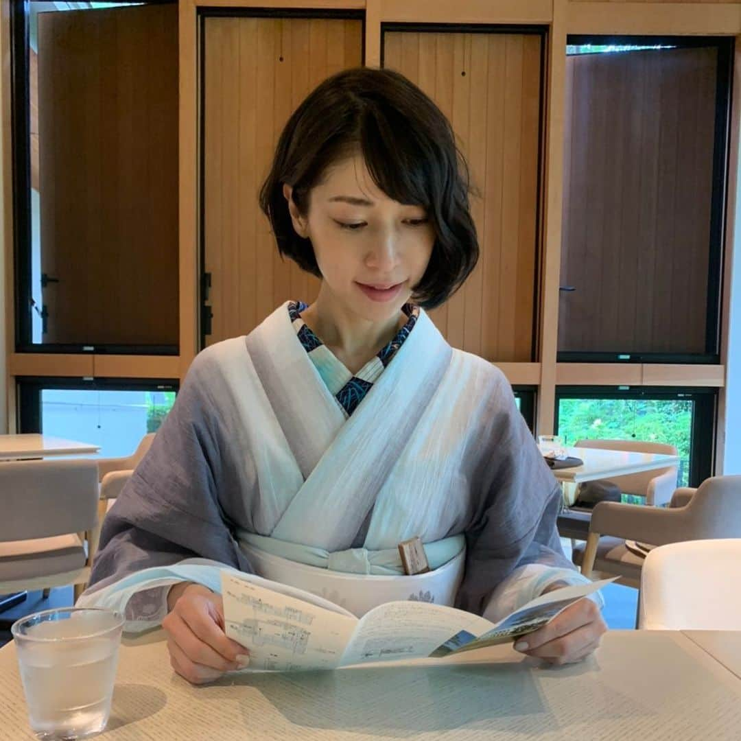 月船さららさんのインスタグラム写真 - (月船さららInstagram)「・ 先日、着物友達と庭園美術館へ。 ここのレストランの内装が好き。 ・ #着物 #庭園美術館」7月13日 17時31分 - sarara_tsukifune