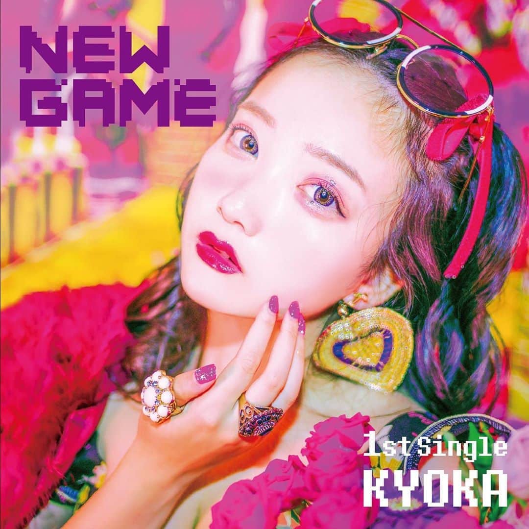 京佳さんのインスタグラム写真 - (京佳Instagram)「NEW GAMEのジャケ公開です🦋❤️💜 8月9日に発売されます！！  ゲットしてください！💕💕💕」7月13日 18時30分 - kyouka_1202