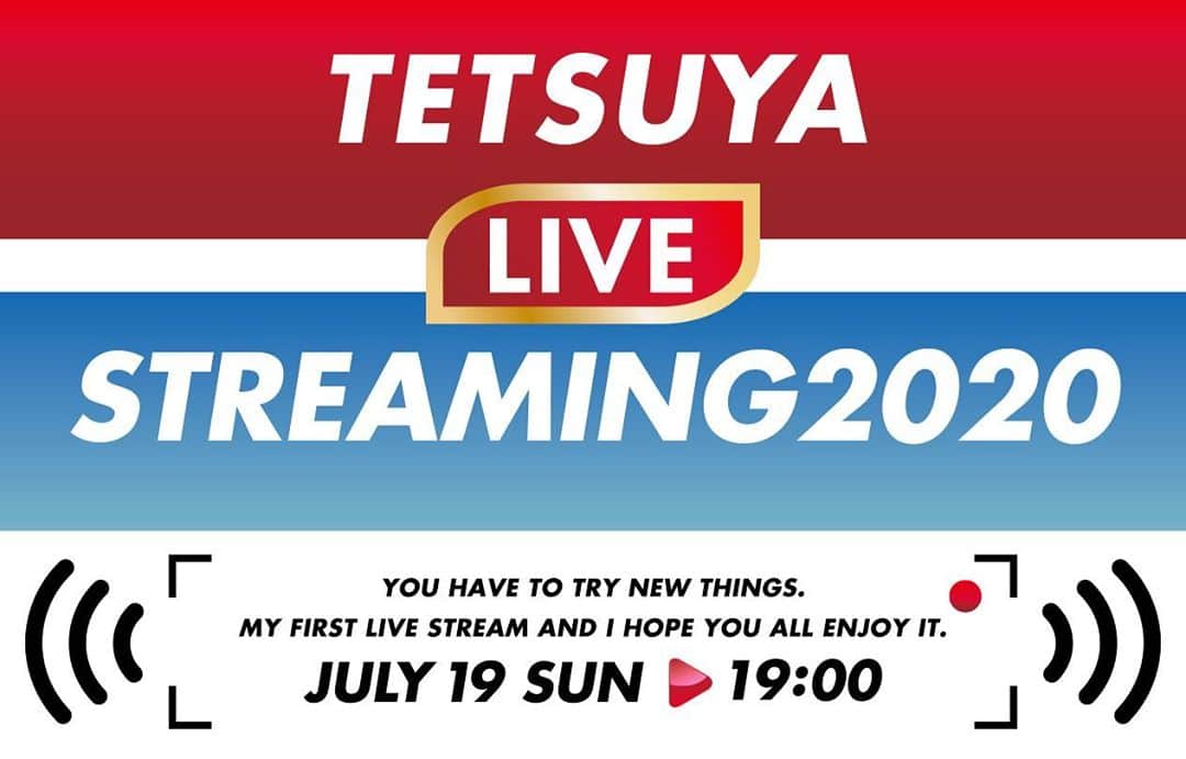 tetsuyaのインスタグラム：「【スタッフより】﻿ 7月19日に開催のTETSUYA “LIVE STREAMING 2020”﻿は、 SHOWROOM内の専用ルームより配信します。﻿ ﻿ チケットを購入いただき、各ブラウザ、またはアプリからTETSUYA配信ルームにアクセス、シリアルコードを入力するとライヴが視聴できます！﻿ ﻿ チケット購入はこちら！﻿ https://official-goods-store.jp/tetsuya/product/receivesitem/TY095﻿ ﻿ SHOWROOM TETSUYA配信ルームはこちら﻿ https://www.showroom-live.com/closed_room/tetsuya﻿ ﻿ オリジナルのMUKIMPOアバターも販売中です！﻿ https://www.showroom-live.com/avatar_shop/TETSUYA﻿ ﻿ お楽しみに！﻿ ﻿ #TETSUYA﻿ #LIVESTREAMING2020」