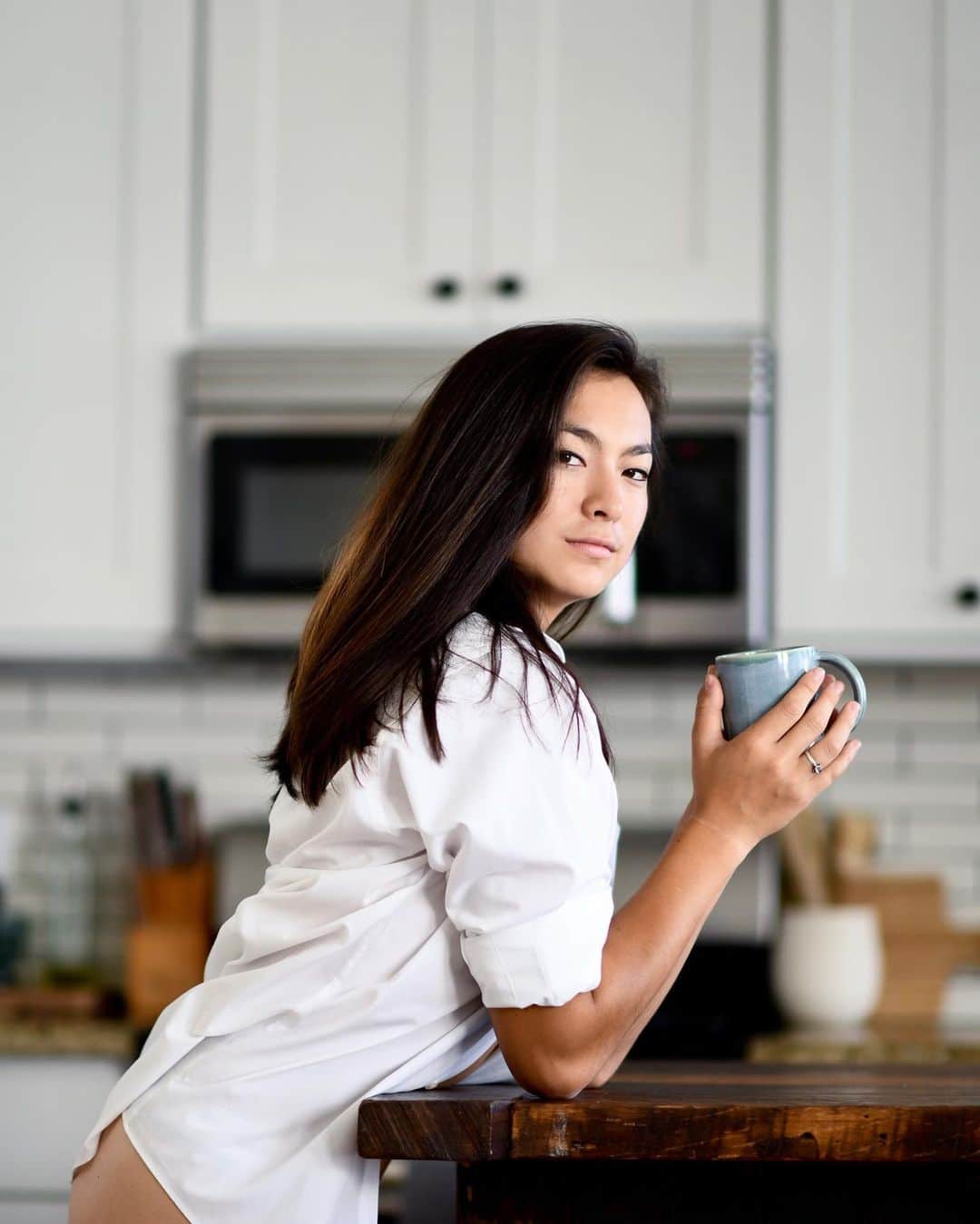 五十川舞香のインスタグラム：「Will clean kitchen for nice mug」