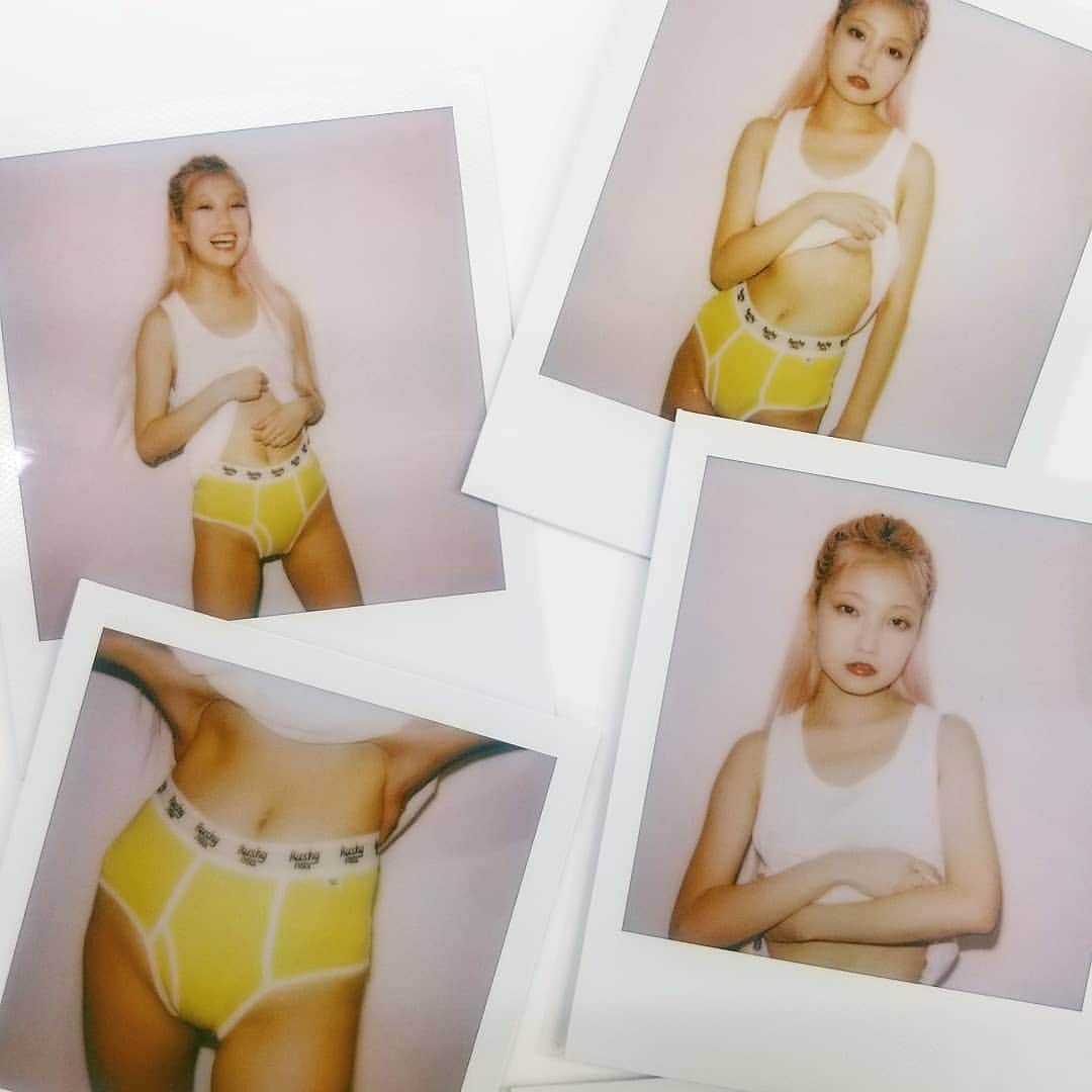 小林レイミのインスタグラム：「@bam0915 👙❤️ @bushypark_tokyo   #lingerie #pants #genderlessfashion #snapshot #polaroid #filmcam #🏳️‍🌈 #pride🌈 #loveislove」