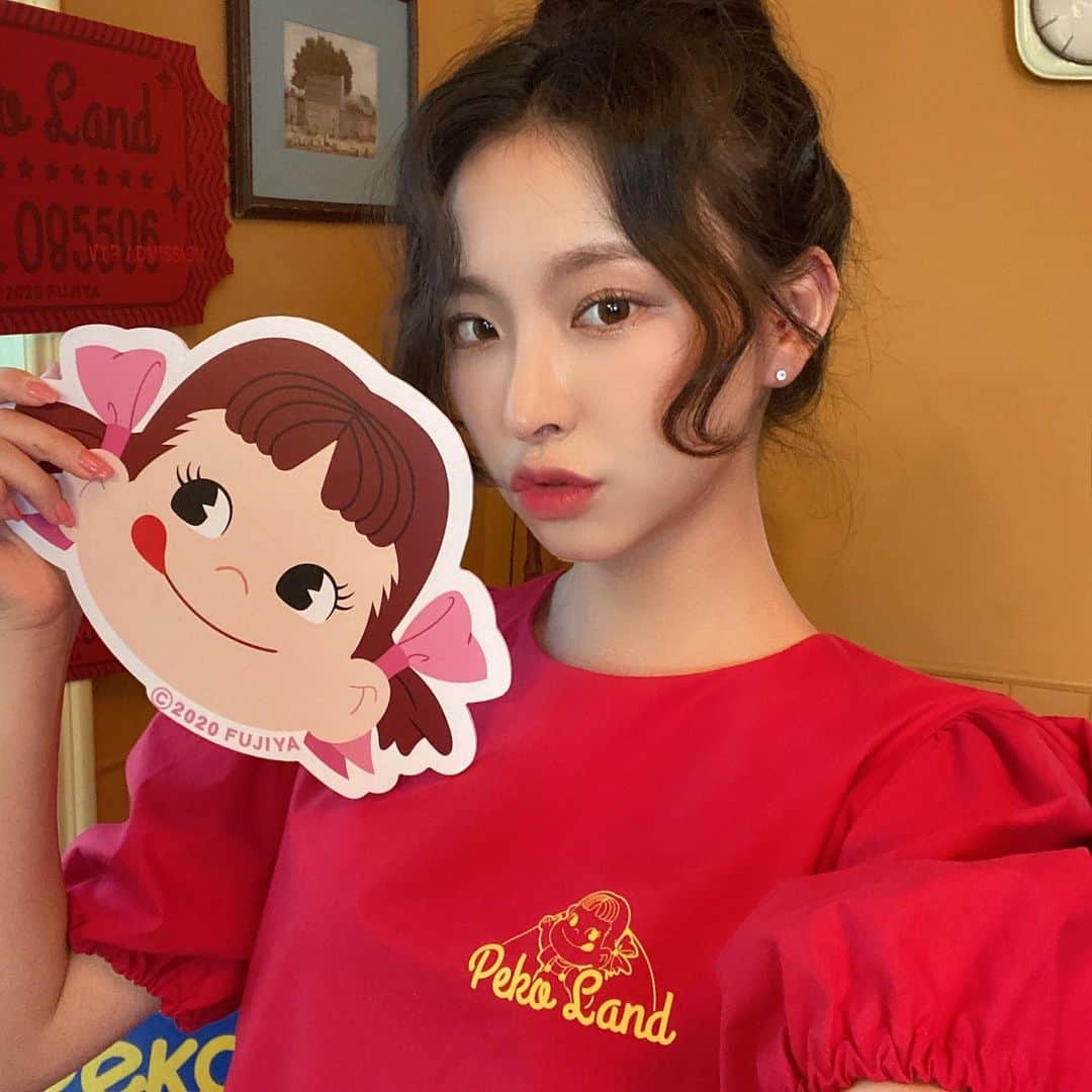 Chuuのインスタグラム：「❤️CHUU x Peko❤️ _ 🎡welcome to PEKO LAND🎡 ⓒ2020 FUJIYA _ 7월 15일(수) 오전 11시 OPEN 7.15(Wed) 11AM OPEN」