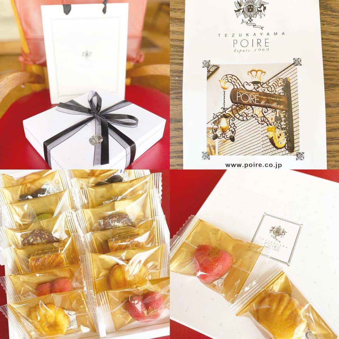 のインスタグラム：「至福のひとくち 阿倍野は帝塚山にあります『POIRE』さんのフィナンシェの詰め合わせをいただきました 包装から素敵で心ときめく贈り物をありがとうございます💝✨ 皆で美味しくいただきました  #ポアール #ポアール帝塚山  #フィナンシェ #手土産」