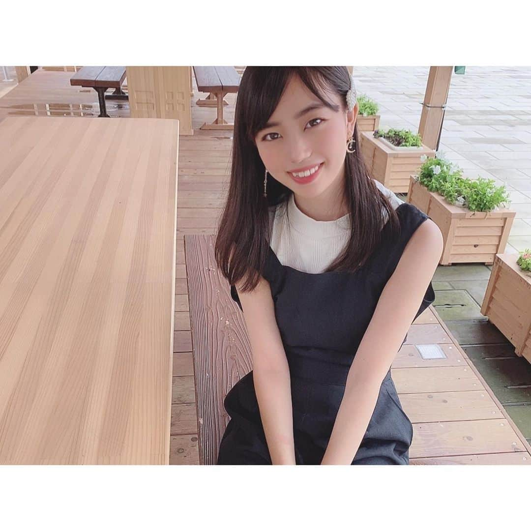 栗山梨奈さんのインスタグラム写真 - (栗山梨奈Instagram)「デートみたいな  #followｍe #follow #likeforlikes  #me #女子力向上委員会#オシャレさんと繋がりたい#GU#guコーデ#彼女とデートなうに使っていいよ」7月13日 14時32分 - krn_hkt48