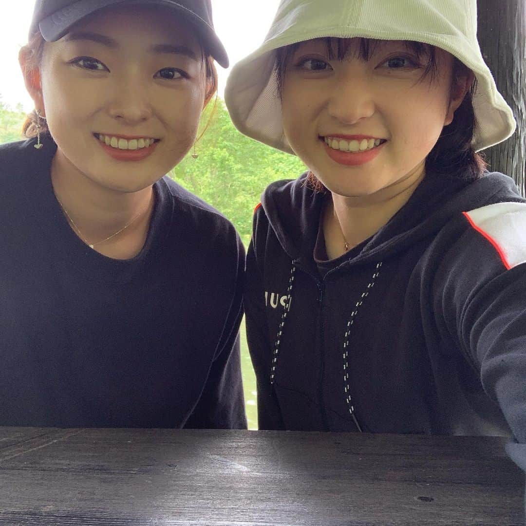 吉川桃さんのインスタグラム写真 - (吉川桃Instagram)「:) 姉妹👭💛💚」7月13日 15時42分 - mmoo.3509