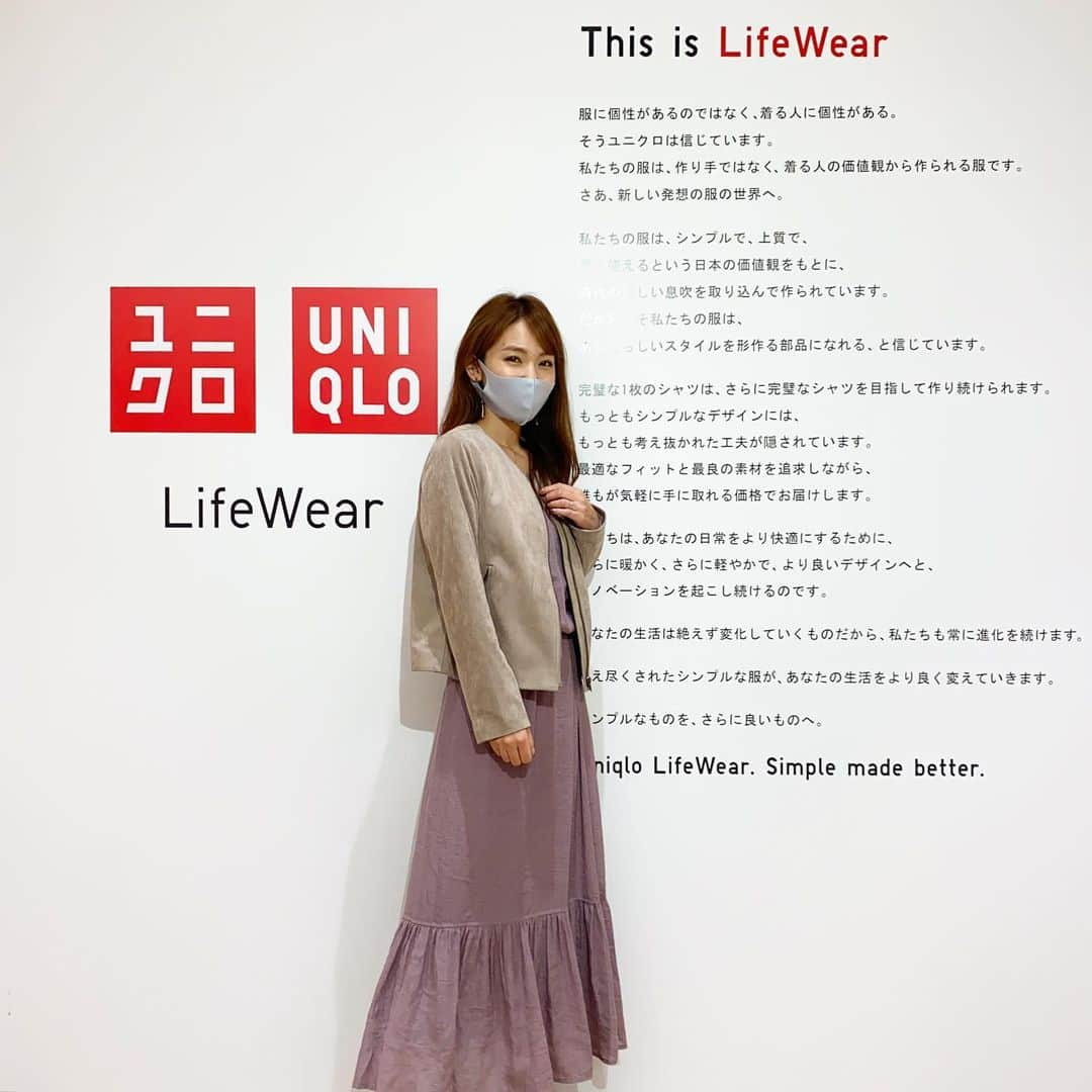 shizuka.watanabeさんのインスタグラム写真 - (shizuka.watanabeInstagram)「♡♡♡ ・ ・ 先日　@uniqlo_ginza の展示会へ行ったよ！ ・ ・ 秋冬のアイテムがたくさん並んでいて 好みのアウターもちらほら！ ・ モコモコしたジャケットだったり ワンピースが可愛かったな〜💗 ・ 発売が楽しみです❗️ ・ ・ ・ 最後は ソーシャルディスタンスを意識した集合写真🤳 ・ ・ #uniqlo #uniqloコーデ #uniqloginza #ユニクロ　#ユニクロコーデ #ユニクロ展示会 #展示会 #uniqloginza2020fw」7月13日 17時05分 - shizuka.watanabe