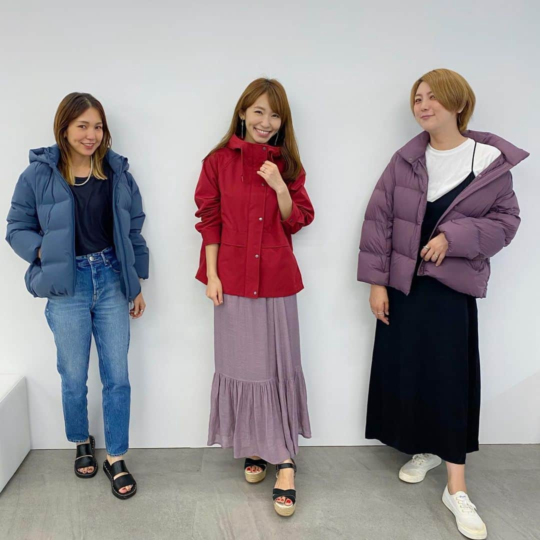 shizuka.watanabeさんのインスタグラム写真 - (shizuka.watanabeInstagram)「♡♡♡ ・ ・ 先日　@uniqlo_ginza の展示会へ行ったよ！ ・ ・ 秋冬のアイテムがたくさん並んでいて 好みのアウターもちらほら！ ・ モコモコしたジャケットだったり ワンピースが可愛かったな〜💗 ・ 発売が楽しみです❗️ ・ ・ ・ 最後は ソーシャルディスタンスを意識した集合写真🤳 ・ ・ #uniqlo #uniqloコーデ #uniqloginza #ユニクロ　#ユニクロコーデ #ユニクロ展示会 #展示会 #uniqloginza2020fw」7月13日 17時05分 - shizuka.watanabe