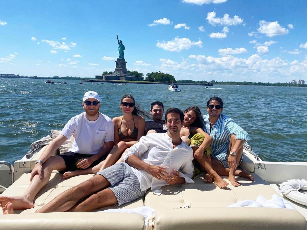 稲木ジョージのインスタグラム：「🛥🗽💕」