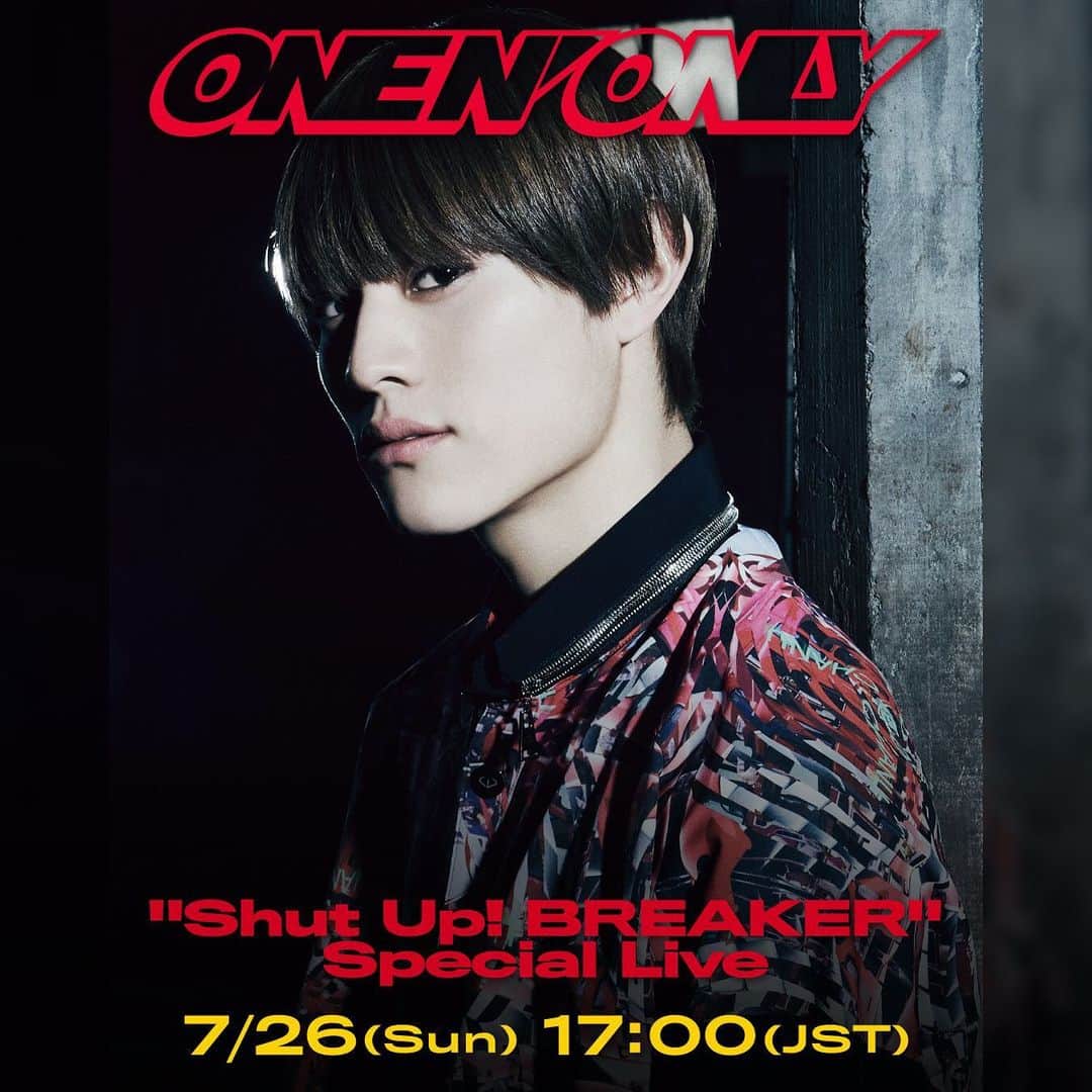 EBiSSHさんのインスタグラム写真 - (EBiSSHInstagram)「＼チケット発売中!!!／﻿ ﻿ 「ONE N' ONLY "Shut Up! BREAKER" Special Live」﻿ ﻿  #ワンエン #ONOSPLIVE  ﻿ 【日程】 ﻿ 2020年7月26日(日) ﻿ 入場16:00 / スタート17:00﻿ ﻿ ﻿ チケット購入はこちらから！﻿ ⇒https://tixplus.jp/feature/one-n-only_200726/﻿ ﻿ ﻿ 初のオンラインライブ、﻿ 皆さま是非見てください☺︎﻿ ﻿ ﻿ ーーーーー﻿ ﻿ ONE N' ONLY online live ﻿ 「ONE N' ONLY“Shut Up! BREAKER”Special Live」﻿ ﻿ ﻿  【Date and Time】 ﻿ 2020-07-26（sun） ﻿ Open 16:00 / Start 17:00 ﻿ (Japan time) ﻿ ﻿ ﻿ 【Price】 ﻿ 2,800JPY（Tax excluded） ﻿ ﻿ ﻿ 【Sales Period】 ﻿ 2020-07-08(wed) 15:00〜2020-08-29(sat) 17:00 ﻿ ﻿ ﻿ 【Payment Method】 ﻿ Credit Card/UnionPay/PayPal ﻿ ﻿ ﻿ 【Archive Delivery Period】 ﻿ 2020-07-28(tue) 12:00〜2020-08-31(mon) 23:59 ﻿ ﻿ ﻿ Tickets for overseas (when viewing from overseas) ﻿ https://tixplus.jp/feature/one-n-only_200726_os/ ﻿ ﻿ ﻿ ・If you live overseas, please purchase from here.﻿  (海外にお住まいの方はこちらからお買い求めください。) ﻿ ﻿ ﻿ ・This will be a live stream from Japan and will not include English subtitles. ﻿ (日本からのリアルタイム配信のため、英語字幕はございません。)﻿ ﻿ ﻿ ﻿ ﻿ ﻿」7月13日 19時49分 - onenonly_tokyo