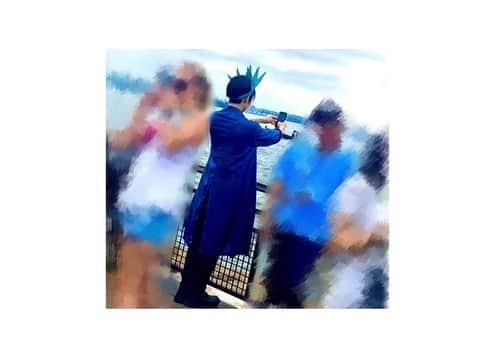 田村心さんのインスタグラム写真 - (田村心Instagram)「_﻿ こだわって撮った写真と﻿ こだわってるとこ撮られた写真﻿ ﻿ 肩乗せ女神🗽」7月13日 19時56分 - shin_tamura_official