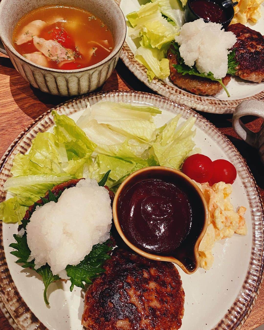 GENKINGの釜飯さんのインスタグラム写真 - (GENKINGの釜飯Instagram)「バタバタで最近のご飯まとめシリーズ3🍚 #ハンバーグ」7月13日 19時56分 - genkingkitchen