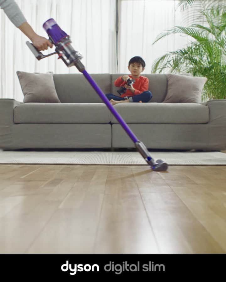 Dysonさんのインスタグラム動画 (DysonInstagram)「Powerful Dyson suction in a new