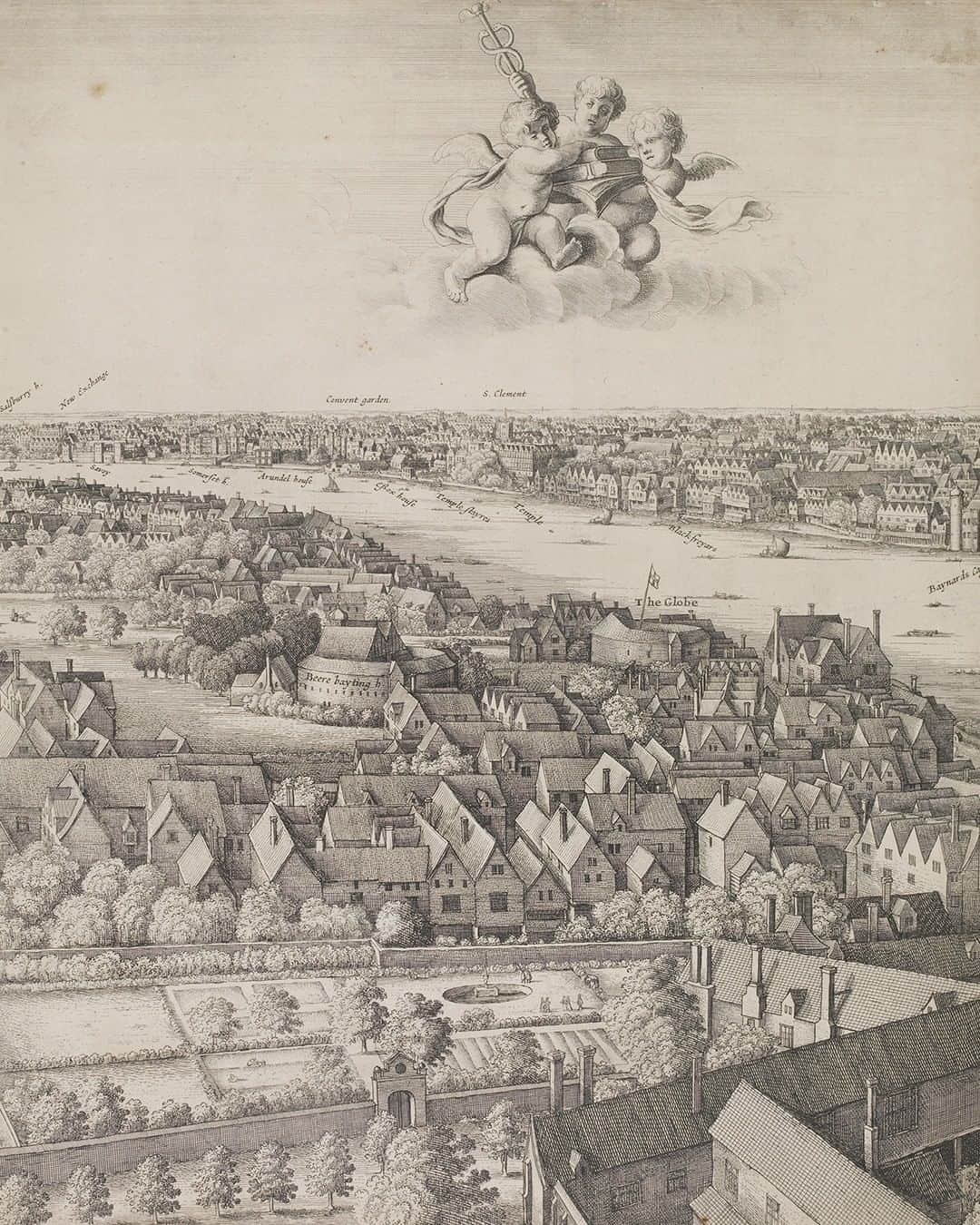 大英博物館さんのインスタグラム写真 - (大英博物館Instagram)「Swipe through this 17th-century panorama of London! 👉  Wenceslaus Hollar – born #onthisday in 1607 – made this ‘Long view of London’, which is made up of six individual prints that connect to form a panorama of the city.  It stretches all the way from Whitehall on the left to the Tower of London on the right.   The etching measures 2m across, and is incredibly detailed – zoom in on our new Collection online to spot some famous London landmarks, just look out for the 🔎 on the images – link in bio.  You can take a trip back to late-16th-century London in our latest historical travel guide, where we discover all the sights (and smells!) of the Tudor capital. Start your visit at blog.britishmuseum.org.  🔎 Wenceslaus Hollar (1607–1677), ‘London [the long view]’. Etching, 1647.   #WenceslausHollar #printmaking #London #panorama」7月13日 20時30分 - britishmuseum