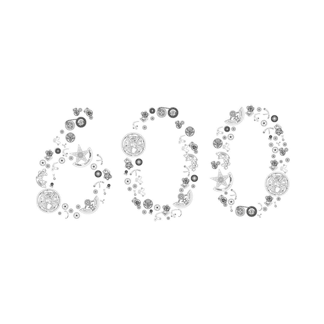 ゼニスのインスタグラム：「#ThankYou: 600’000 thank you to all our followers, clients and partners for your passion and support for Zenith!  #Zenith #ZenithWatches #Watches #Watch #Manufacture #ElPrimero #Followers」